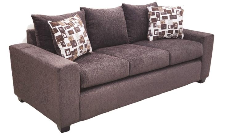 Sofa and LOve Seat in Chocolate Love SEat in Gray and Sofa in Blue different colors of the Claudia